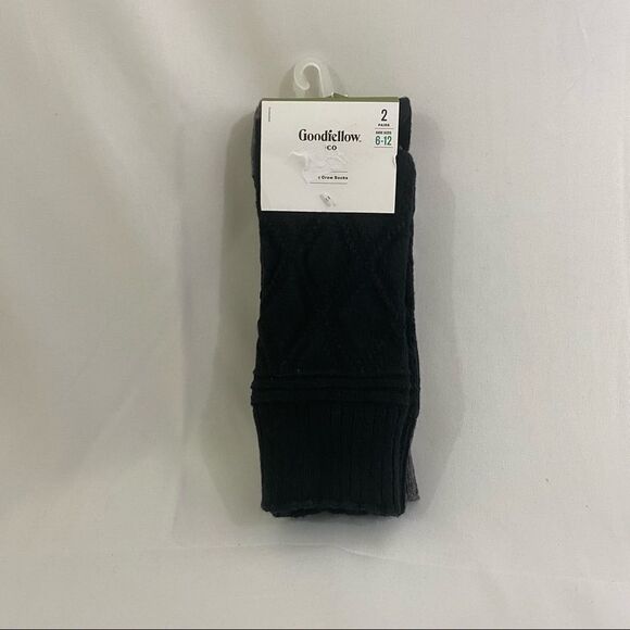 GoodFellow & Co Men’s Boot Crew Socks Ribbed Knit - Picture 1 of 3